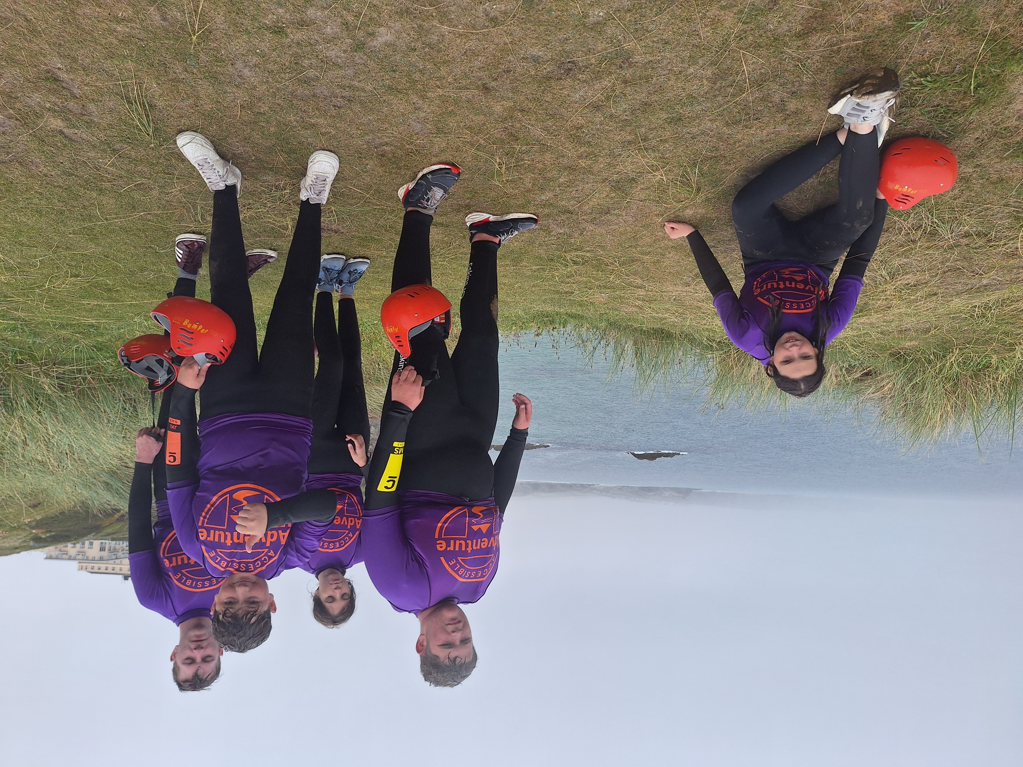 Young people Coasteering